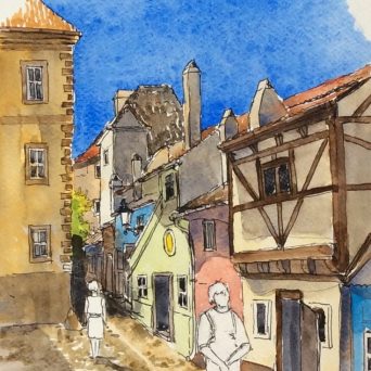 The Golden Lane, Prague Castle, sold