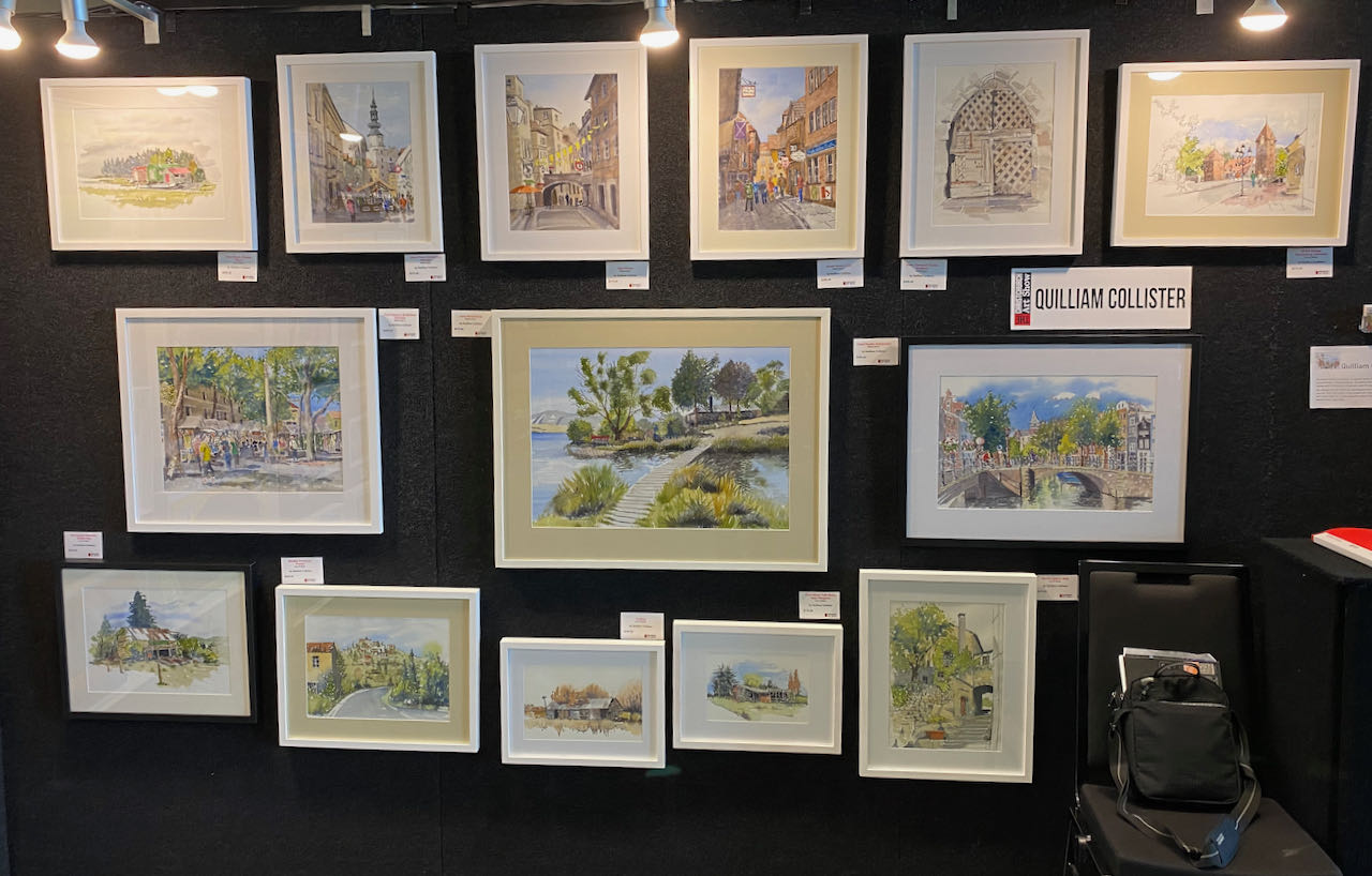 Successful weekend at the Christchurch Art Show Quilliam's Art